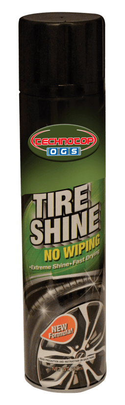 tire shine no wiping